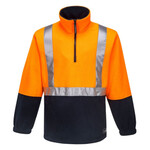 Huski Utility Hi-Vis Contrast 1/4 Zip Polar