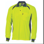 Cool Breeze Contrast Mesh Polo