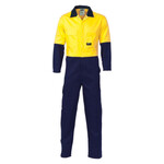Mens Hi Vis Two Tone Cotton Coverall