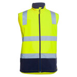 Mens Hi Vis (D+N) W/Resist Softshell Vest