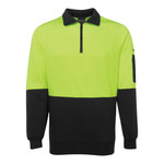 Hi Vis 1/2 Zip Fleecy