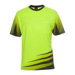 Mens Hi Vis Short Sleeve Rippa Sub Tee
