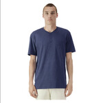 Mens CVC Henley Tee shirt