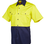 Mens Hi Vis Short Sleeve 150G Shirt