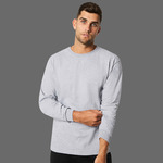 Mens Long Sleeve Heavy Cotton Tee Shirt