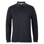 Mens C of C Long Sleeve Pique Polo